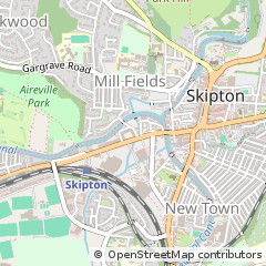 Map of Skipton, North Yorkshire