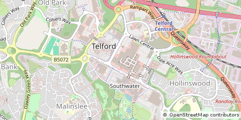 Map of Telford