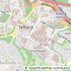 Map of Telford