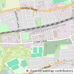 Map of Romford, Essex