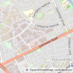 Map of Romford, Essex