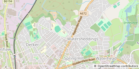 Map of Oldham