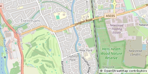 Map of Stoke-on-Trent