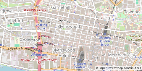 Map of Glasgow