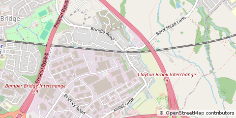 Map of Preston, Lancashire