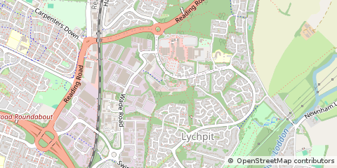 Map of Basingstoke