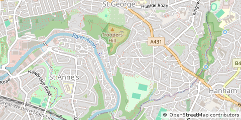 Map of Bristol