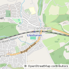 Map of Pontyclun, Rhondda Cynon Taff