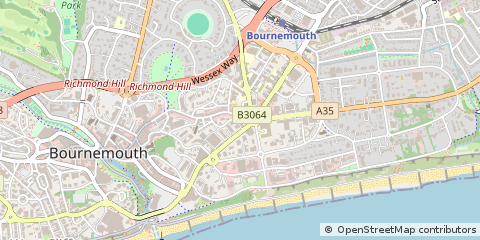Map of Bournemouth