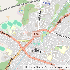 Map of Wigan