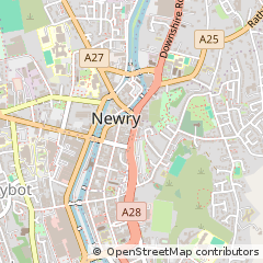 Map of Newry, Down