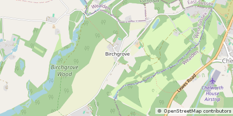 Map of Haywards Heath