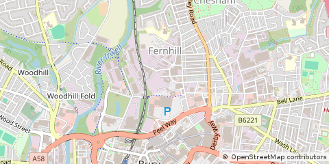 Map of Bury