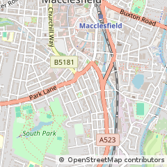 Map of Macclesfield