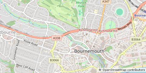 Map of Bournemouth
