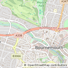 Map of Bournemouth