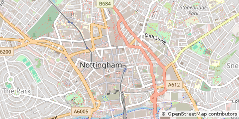 Map of Nottingham