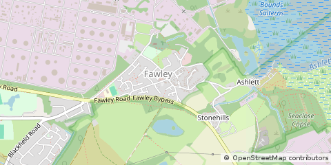 Map of Southampton, Hampshire