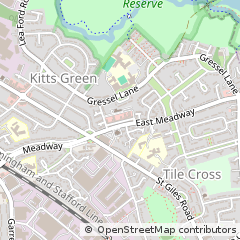 Map of Birmingham