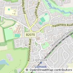 Map of Liphook, Hampshire