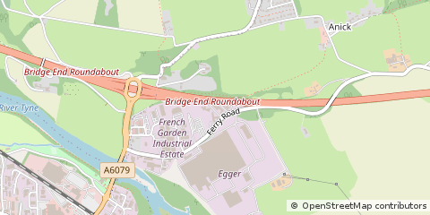 Map of Hexham