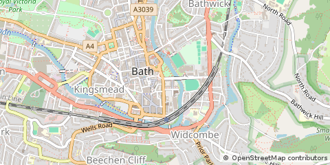 Map of Bath