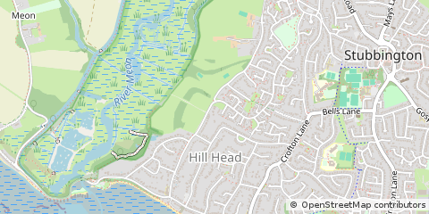Map of Fareham
