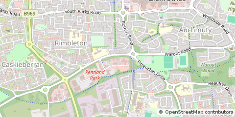 Map of Glenrothes, Fife