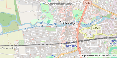Map of Newbury
