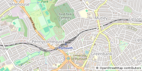 Map of Plymouth