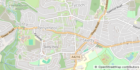 Map of Swansea, SA2 9HU