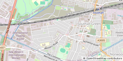 Map of Southall