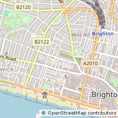 Map of Brighton, East Sussex