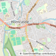 Map of Horncastle, Lincolnshire