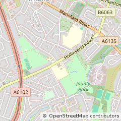 Map of Sheffield