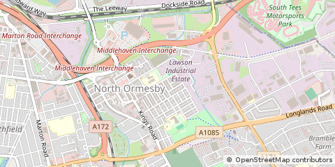 Map of Middlesbrough