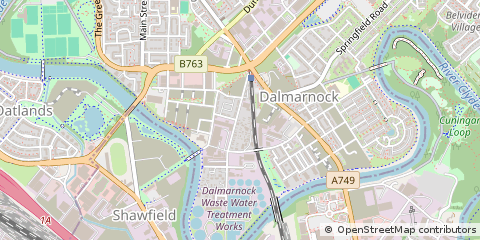 Map of Glasgow