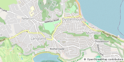 Map of Swansea