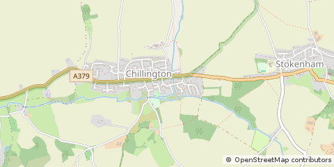 Map of Chillington, Kingsbridge