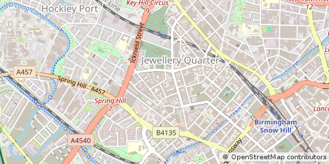 Map of Birmingham, West Midlands