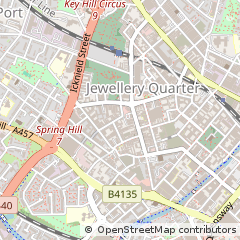 Map of Birmingham, West Midlands