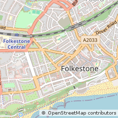 Map of Folkestone