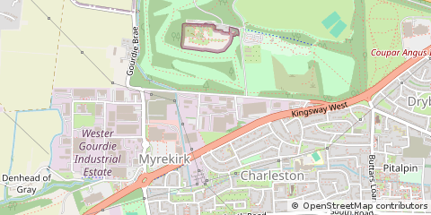 Map of Dundee