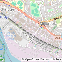 Map of Southampton, Hampshire