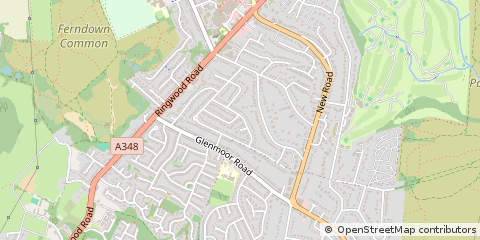 Map of Ferndown