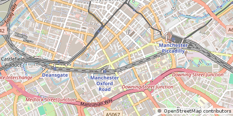 Map of Manchester