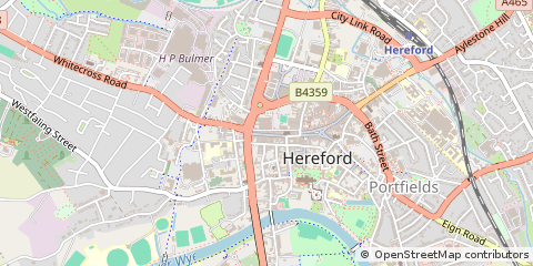 Map of Hereford