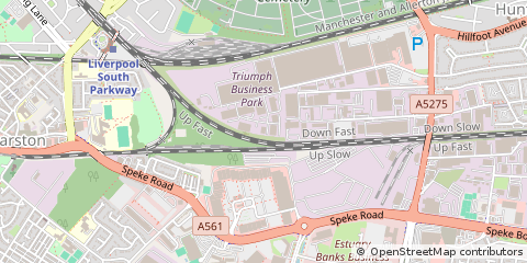 Map of Liverpool, Merseyside