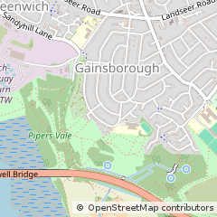 Map of Ipswich, Suffolk