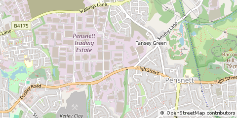 Map of Kingswinford, West Midlands
